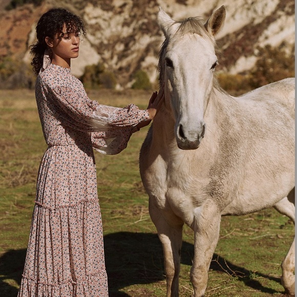 Sachin & Babi Rosalyn Tiered Lace Maxi Dress - Picture 3 of 15